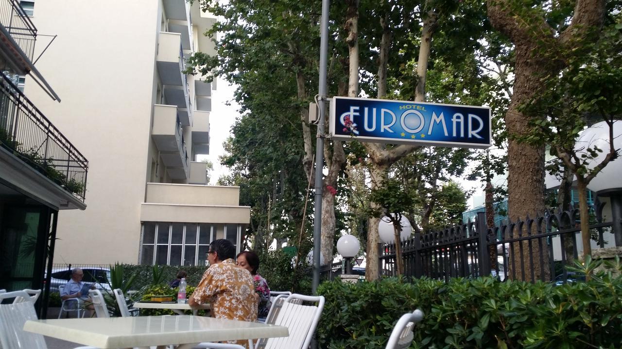 Hotel Euromar Rimini Exteriör bild