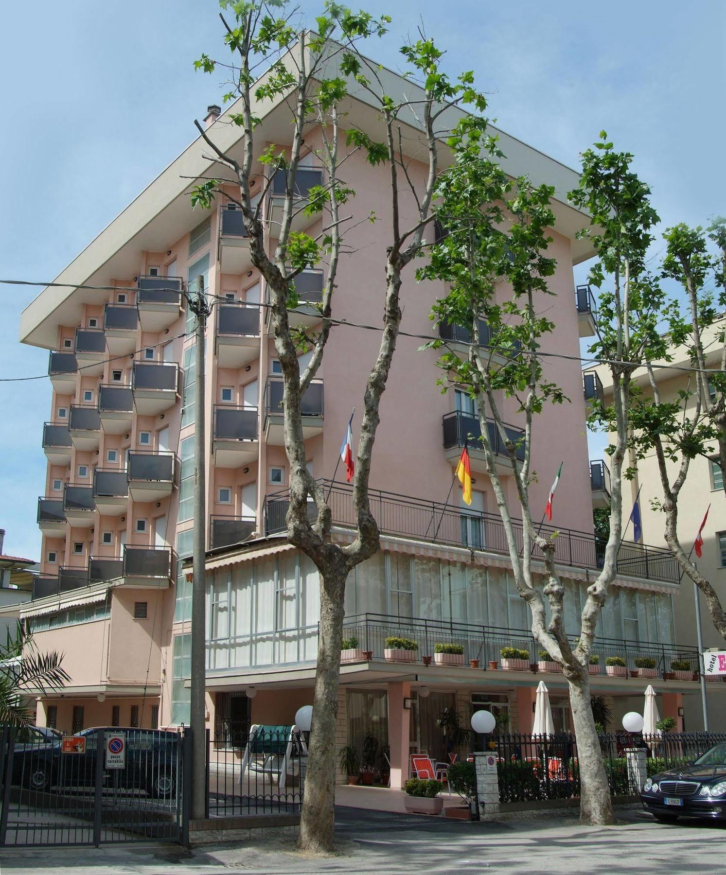 Hotel Euromar Rimini Exteriör bild